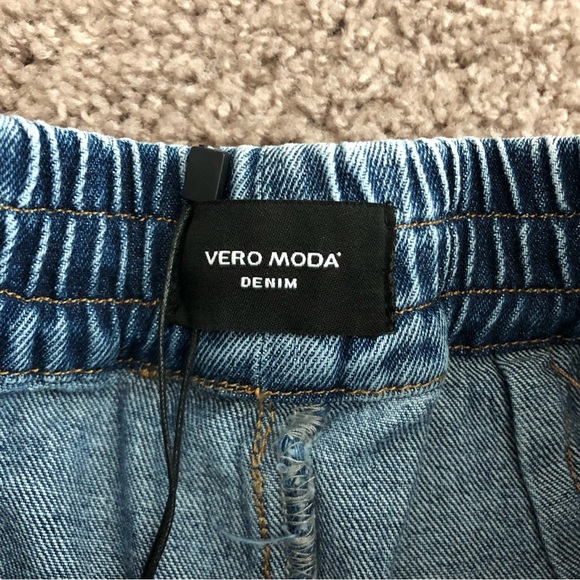 Vera Moda Denim High Waist Pull-On Shorts XS - Picture 9 of 9